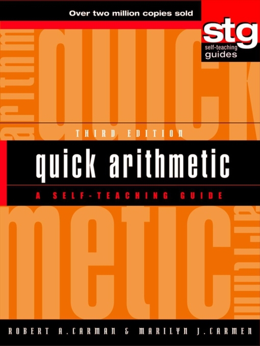 Title details for Quick Arithmetic by Robert A. Carman - Available